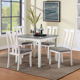 Dunseith 5 Pc. Dining Set Model Foa3388T-5Pk-Chair By Furniture Of America
